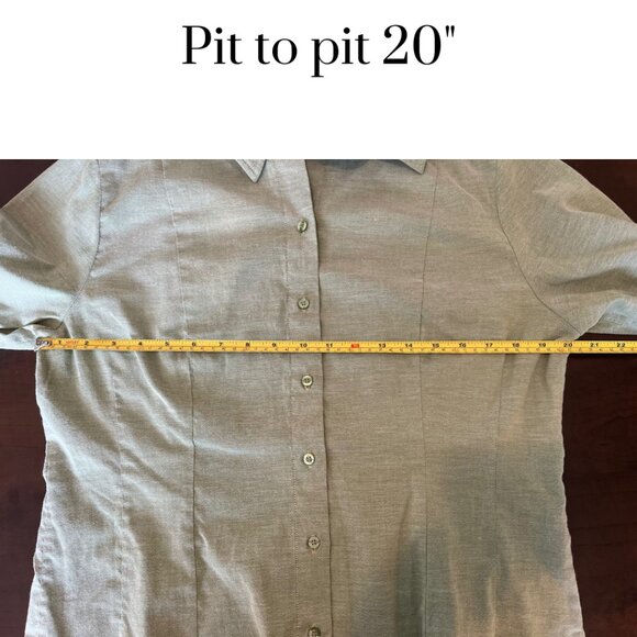 EUC Rider's by Lee Ladies button down shirt Cotton Poly blend casual - Picture 3 of 6